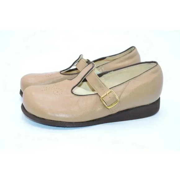 P. W. Minor Orthopedic Beige Mary Jane 6.5 B Mediu - Picture 3 of 10